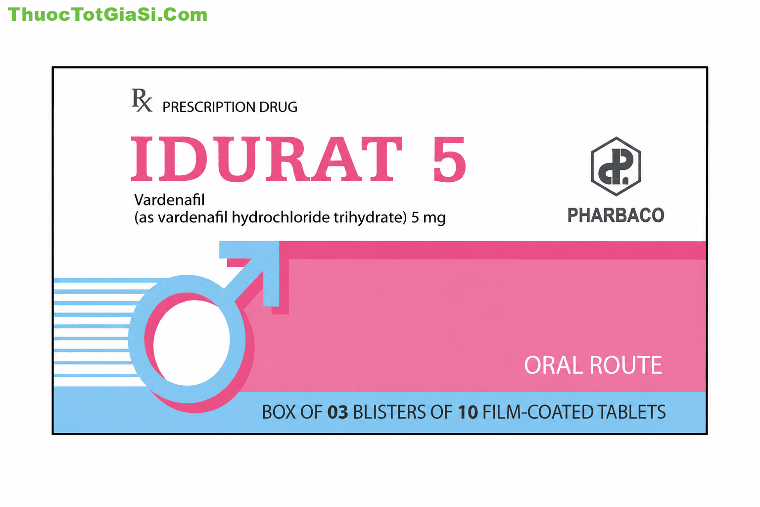 Idurat 5 – Hỗ Trợ Cải Thiện Rối Loạn Cương Dương Nam Giới Idurat 5 (Vardenafil 5mg) – Hỗ Trợ Cải Thiện Rối Loạn Cương Dương Nam Giới