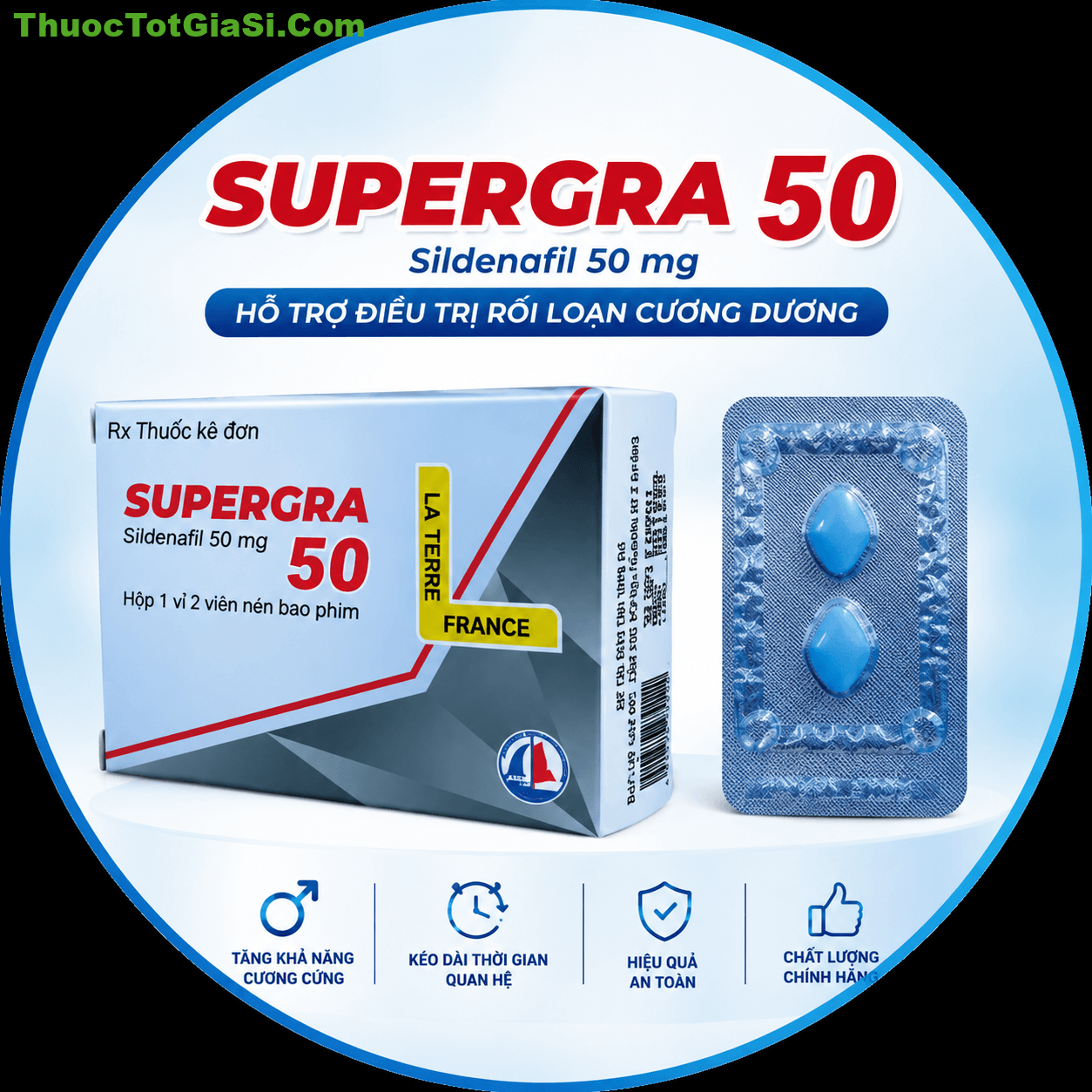 Supergra 50 (Sildenafil 50mg) – Công Dụng, Liều Dùng, Giá Bán Và Lưu Ý Khi Sử Dụng Supergra 50 (Sildenafil 50mg) – Công Dụng, Liều Dùng, Giá Bán Và Lưu Ý Khi Sử Dụng