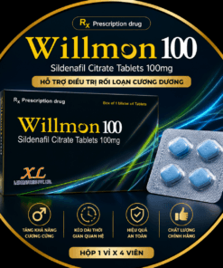 Willmon 100 (Sildenafil Citrate 100mg) – Công Dụng, Liều Dùng, Giá Bán Và Lưu Ý Khi Sử Dụng