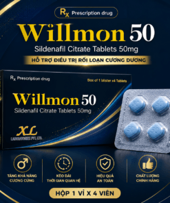 Willmon 50 (Sildenafil Citrate 50mg) – Công Dụng, Liều Dùng, Giá Bán Và Lưu Ý Khi Sử Dụng