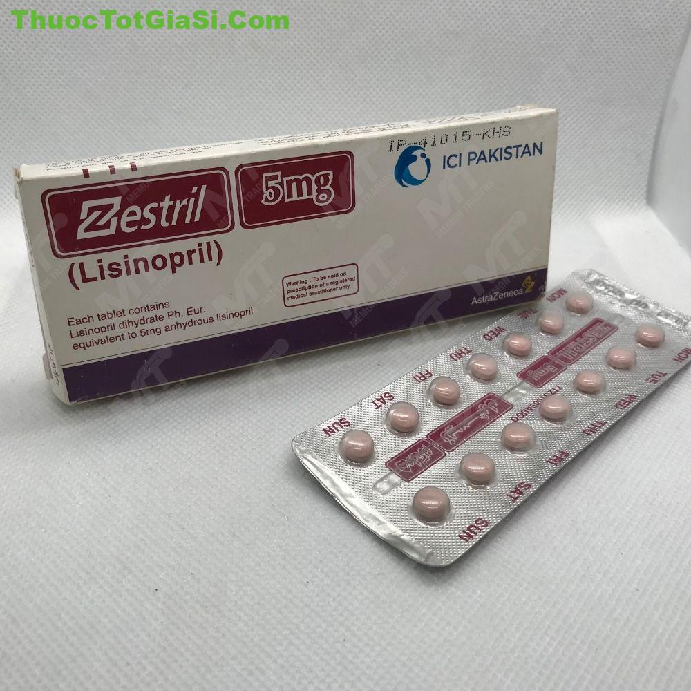 Zestril 5 mg (lisinopril) giá bao nhiêu? Thuoctotgiasi.com