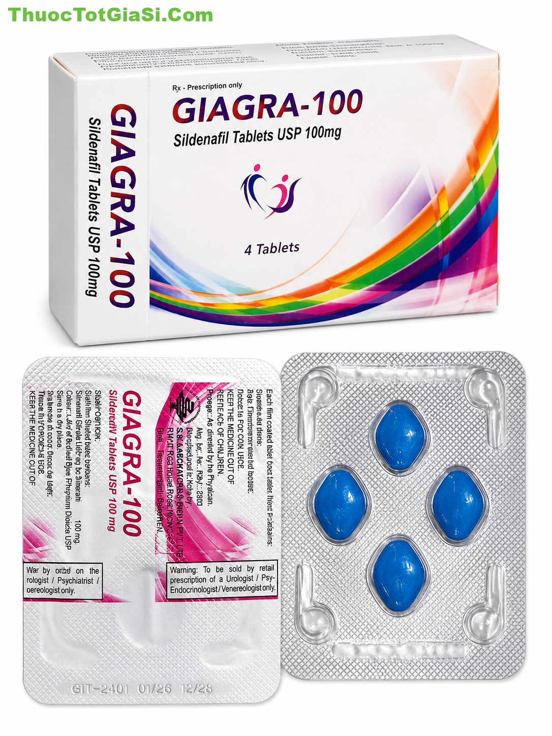 Giagra-100 Sildenafil Tablets USP 100mg – Hỗ Trợ Điều Trị Rối Loạn Cương Dương Ở Nam Giới Giagra-100 Sildenafil Tablets USP 100mg – Hỗ Trợ Điều Trị Rối Loạn Cương Dương Ở Nam Giới