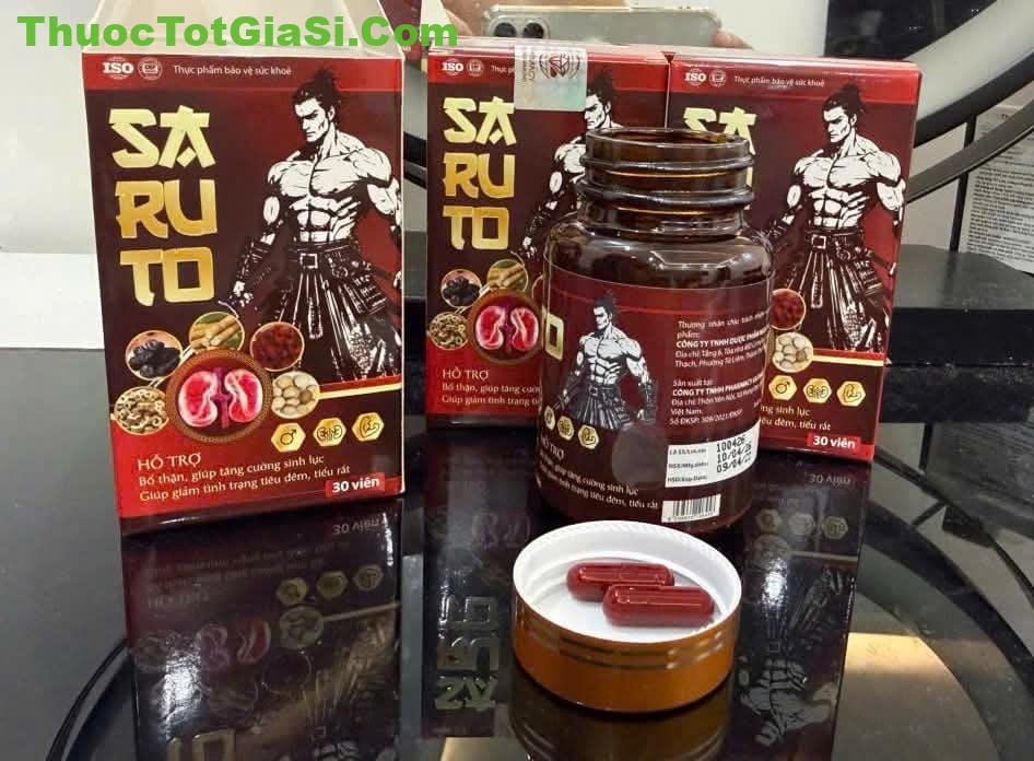 Saruto Hộp 30 Viên Giá Bao Nhiêu? Là Thuốc Gì? Công Dụng Bổ Thận Tráng Dương Tăng Cường Sinh Lý Nam Saruto giá bao nhiêu?
