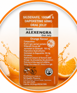 Super Alexengra Oral Jelly (Sildenafil 100mg + Dapoxetine 60mg)
