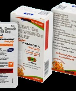 Super Kamagra Oral Jelly Rx 100mg + 60mg giá bao nhiêu? Công dụng, cách dùng và lưu ý