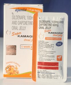 Super Kamagra Oral Jelly Rx 100mg + 60mg giá bao nhiêu? Công dụng, cách dùng và lưu ý
