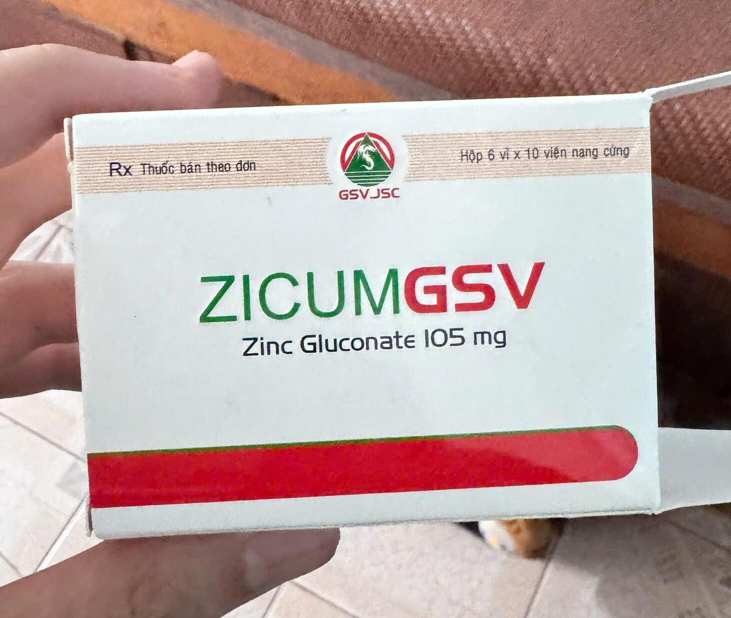 ZICUM GSV (Zinc Gluconate 105mg) là gì Công dụng, cách dùng và giá bán ZICUM GSV (Zinc Gluconate 105mg) là gì? Công dụng, cách dùng và giá bán