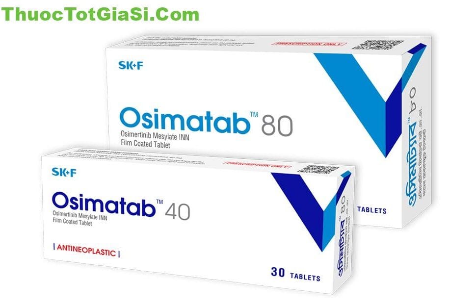 Osimatab 80 & 40 (Osimertinib) – Công dụng, Liều dùng, Giá bán Osimatab 80 & 40 (Osimertinib) – Công dụng, Liều dùng, Giá bán