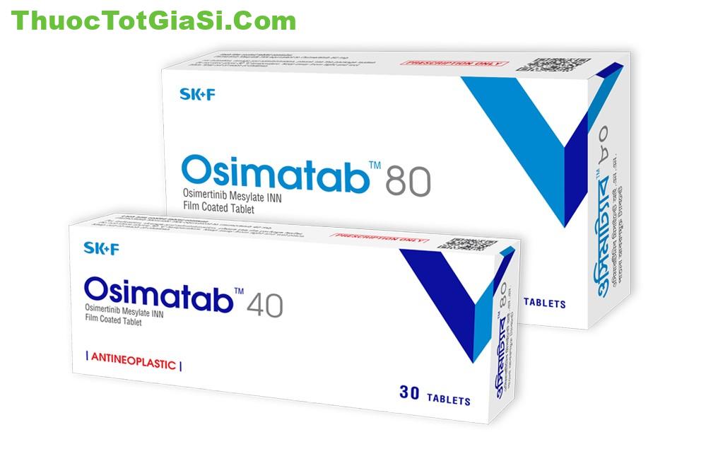 Osimatab 80 & 40 (Osimertinib) – Công dụng, Liều dùng, Giá bán