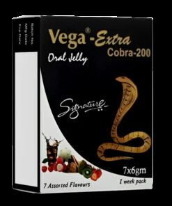 Vega Extra Cobra 200 Oral Jelly – Gel hỗ trợ cải thiện rối loạn cương dương cho nam giới