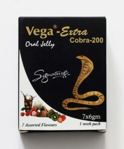Vega Extra Cobra 200 Oral Jelly – Gel hỗ trợ cải thiện rối loạn cương dương cho nam giới