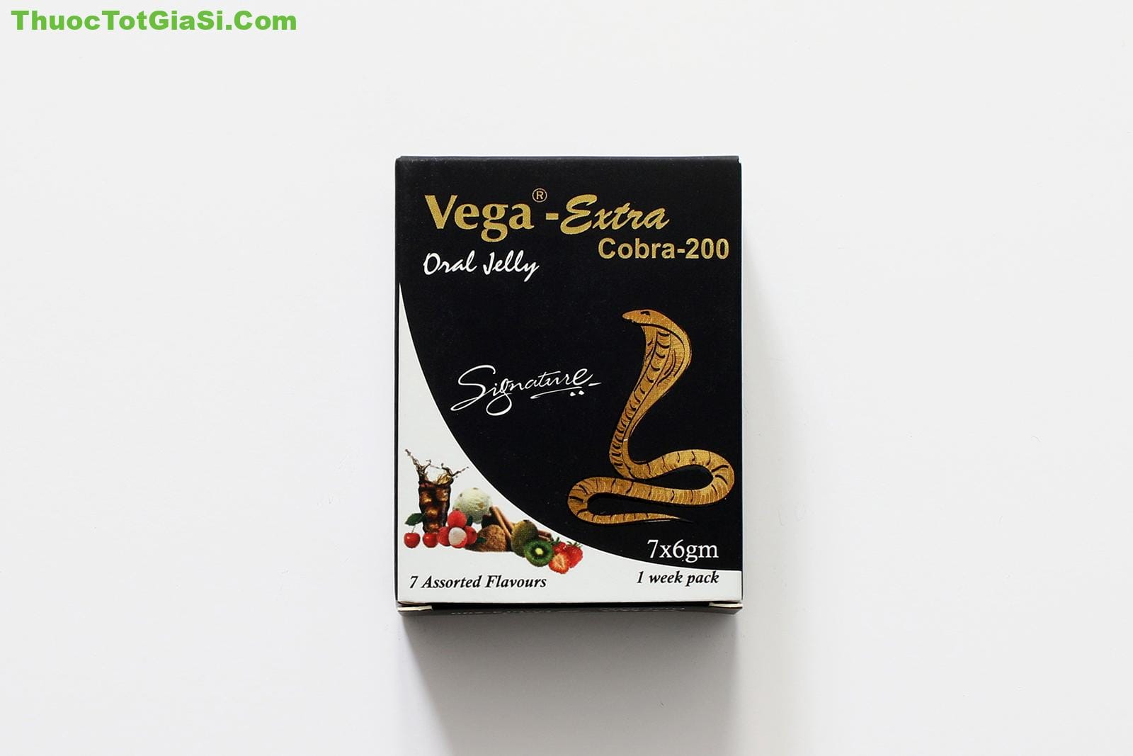 Vega Extra Cobra 200 Oral Jelly – Gel hỗ trợ cải thiện rối loạn cương dương cho nam giới