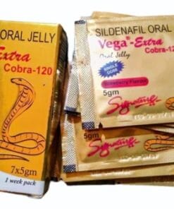 Vega Extra Cobra 200 Oral Jelly – Gel hỗ trợ cải thiện rối loạn cương dương cho nam giới