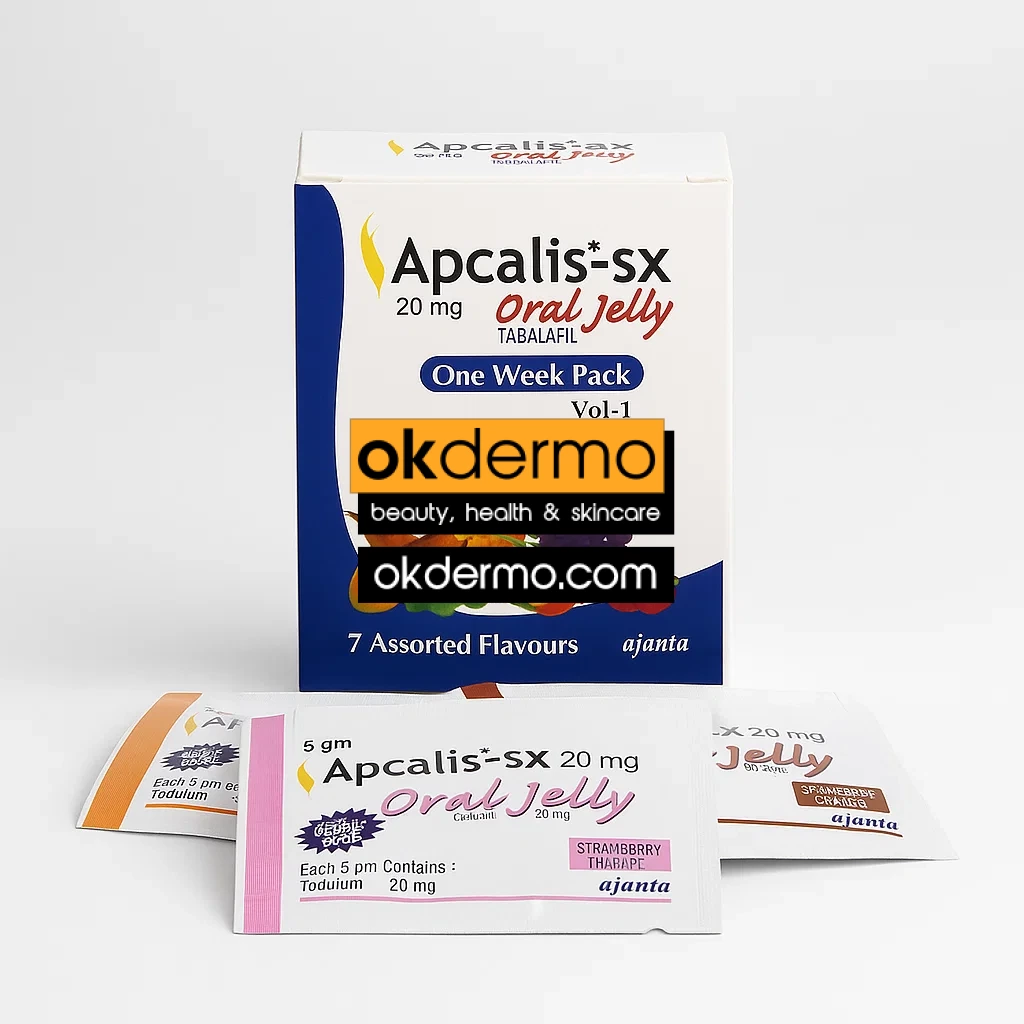 Apcalis-SX Oral Jelly 20mg (Tadalafil) – Công Dụng, Cách Dùng, Giá Bán Và Lưu Ý