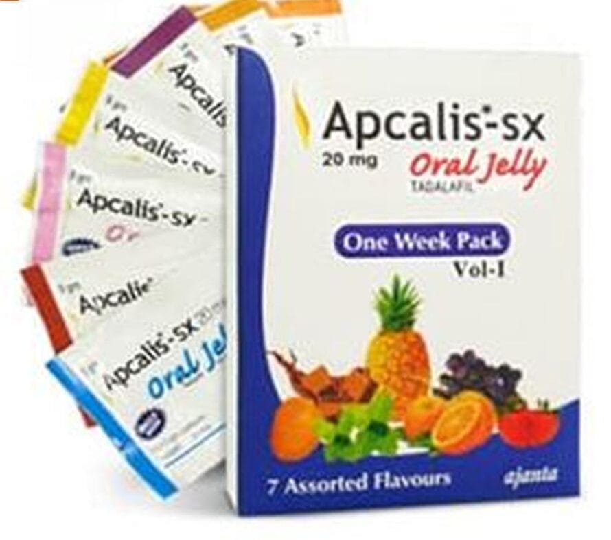 Apcalis-SX Oral Jelly 20mg (Tadalafil) – Công Dụng, Cách Dùng, Giá Bán Và Lưu Ý Apcalis-SX Oral Jelly 20mg (Tadalafil) – Công Dụng, Cách Dùng, Giá Bán Và Lưu Ý