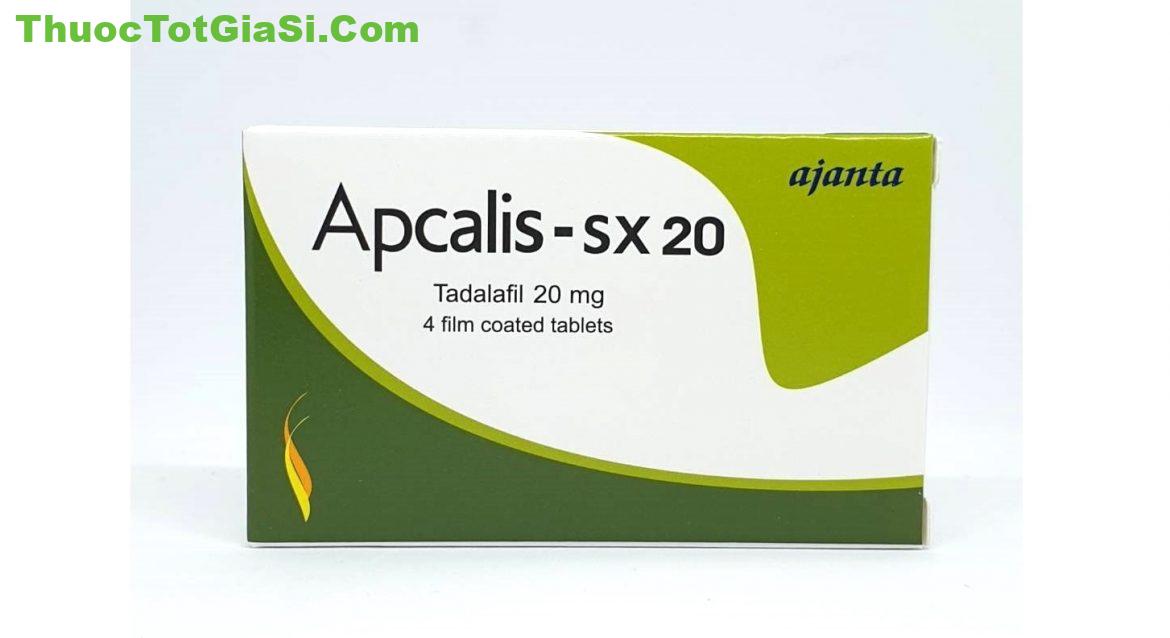 Apcalis-SX 20 (Tadalafil 20mg) Giá Bao Nhiêu? Công Dụng, Cách Dùng Và Lưu Ý