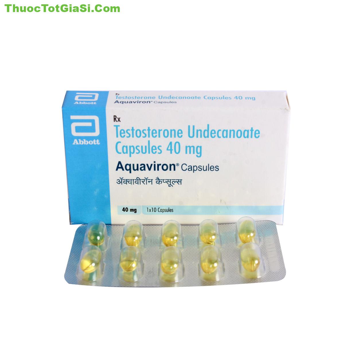 Aquaviron Capsules 40mg | Testosterone Undecanoate 40mg Chính Hãng 2 Aquaviron Capsules 40mg | Testosterone Undecanoate 40mg Chính Hãng