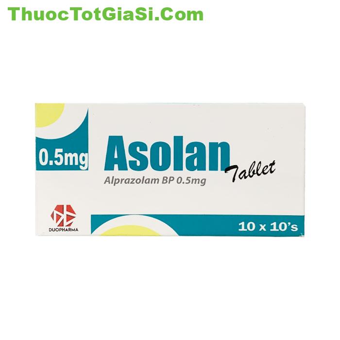 Asolan 0.5mg (Alprazolam) – Công Dụng, Liều Dùng, Giá Bán