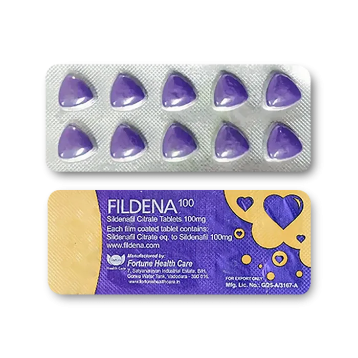 Fildena 100 (Sildenafil 100mg) – Công Dụng, Cách Dùng, Giá Bao Nhiêu? Mua Ở Đâu Chính Hãng?