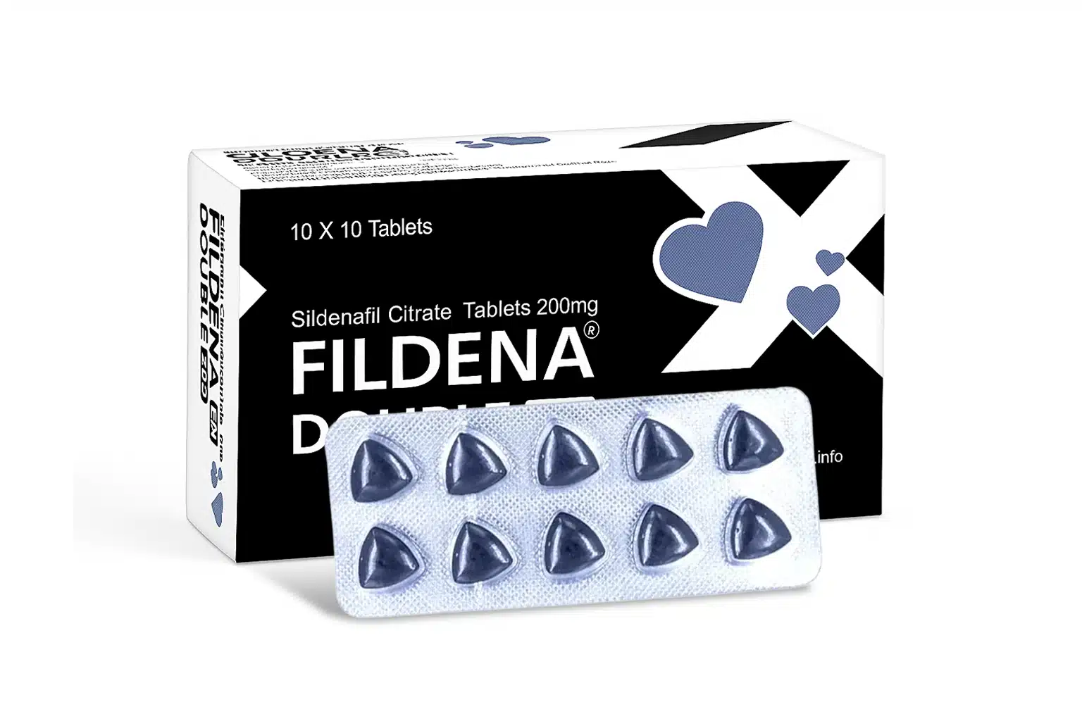 Fildena Double 200 (Sildenafil Citrate 200mg) – Thuốc hỗ trợ điều trị rối loạn cương dương