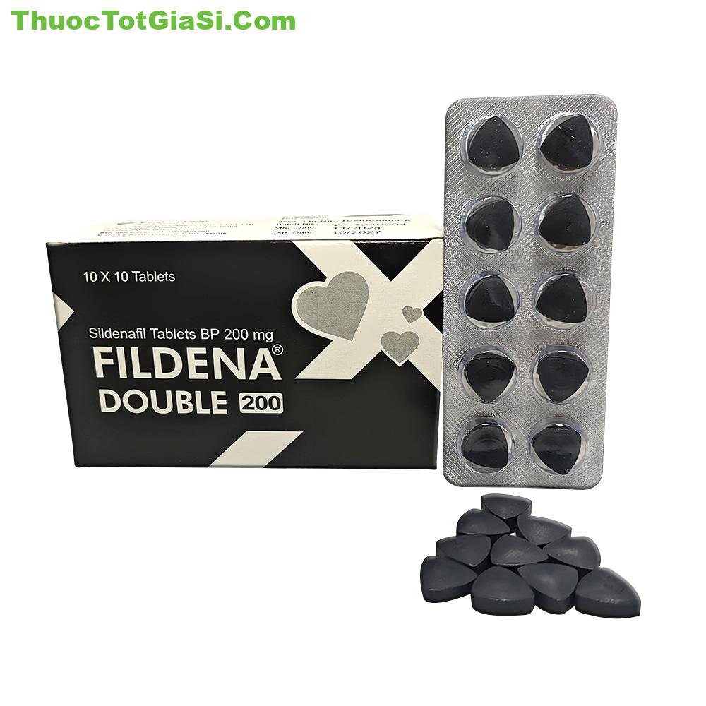 Fildena Double 200 (Sildenafil Citrate 200mg) – Thuốc hỗ trợ điều trị rối loạn cương dương