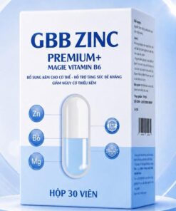 GBB Zinc Premium+ | Bổ Sung Kẽm Gluconate, Vitamin B6, Magie Chính Hãng