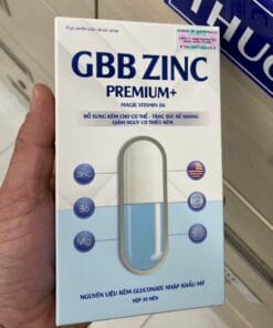 GBB Zinc Premium+ | Bổ Sung Kẽm Gluconate, Vitamin B6, Magie Chính Hãng