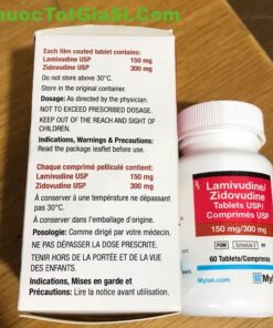 Lamivudine + Zidovudine 150mg/300mg Mylan | Thuốc Điều Trị HIV & Dự Phòng Sau Phơi Nhiễm PEP Chính Hãng