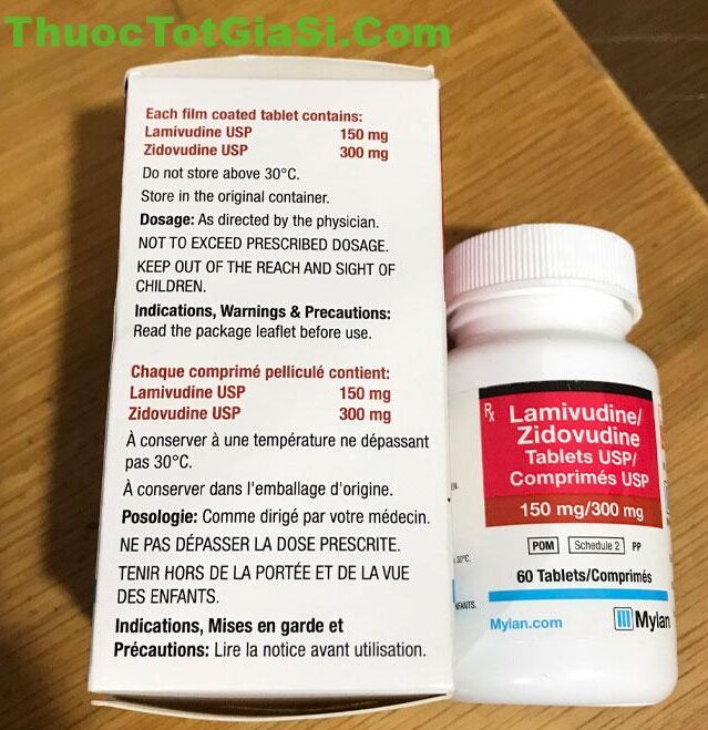lamivudine-zidovudine-150mg-300mg-mylan-thuoc-dieu-tri-hiv-du-phong-sau-phoi-nhiem-pep-chinh-hang-14041 Lamivudine + Zidovudine 150mg/300mg Mylan | Thuốc Điều Trị HIV & Dự Phòng Sau Phơi Nhiễm PEP Chính Hãng