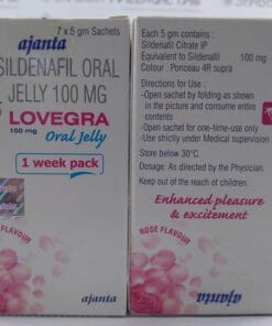 Lovegra Oral Jelly 100mg Ajanta | Sildenafil Jelly Điều Trị Rối Loạn Cương Dương