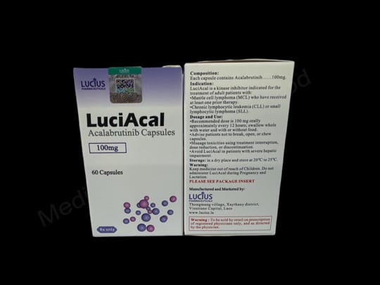 LuciAcal 100mg (Acalabrutinib) – Công dụng, liều dùng, giá bán