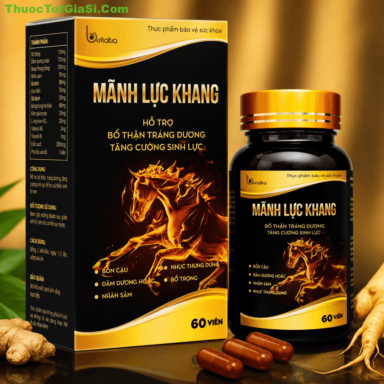 Mãnh Lực Khang Mãnh Lực Khang Giá Bao Nhiêu? Công Dụng, Thành Phần, Cách Dùng & Lưu Ý