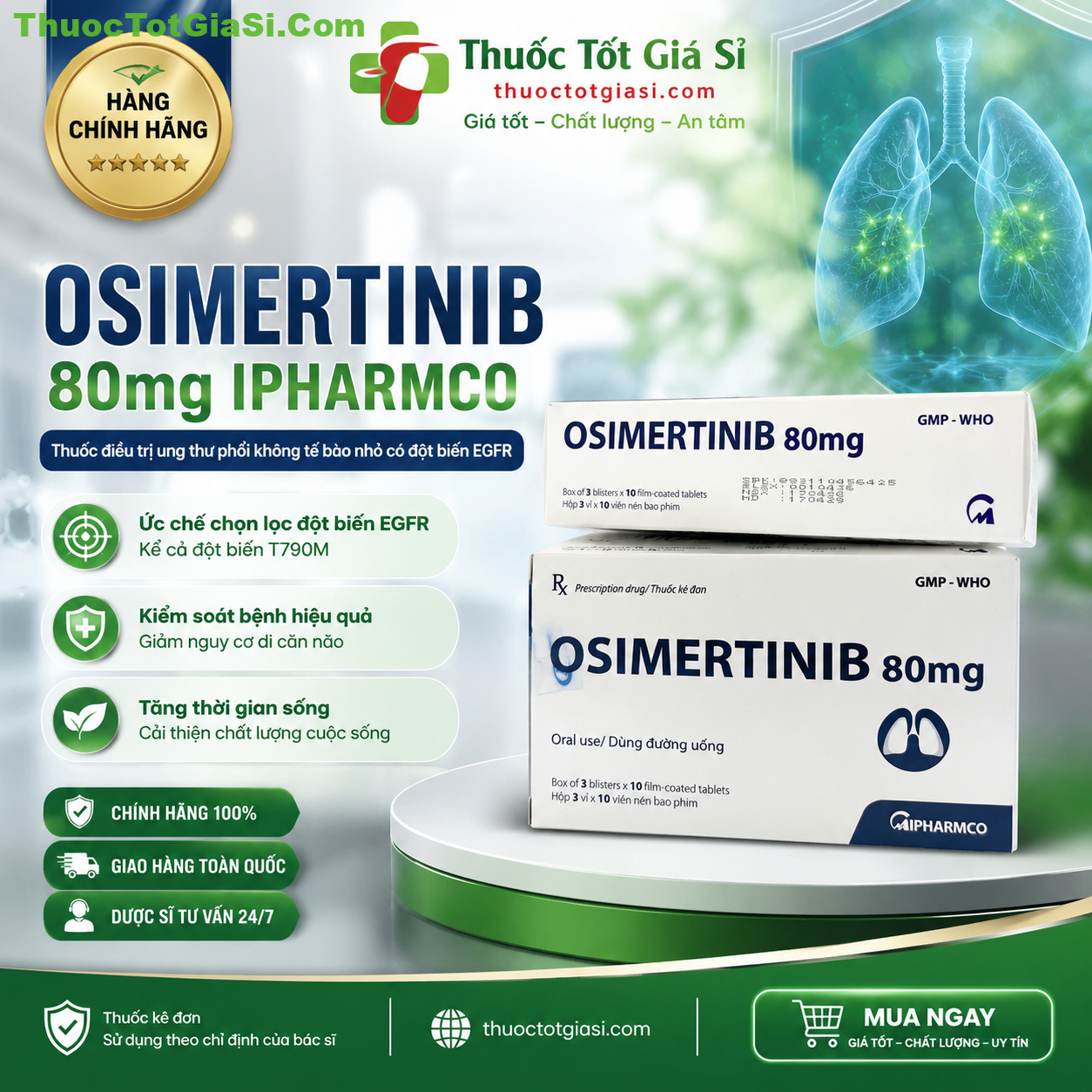 Osimertinib 80mg IPHARMCO Osimertinib 80mg IPHARMCO