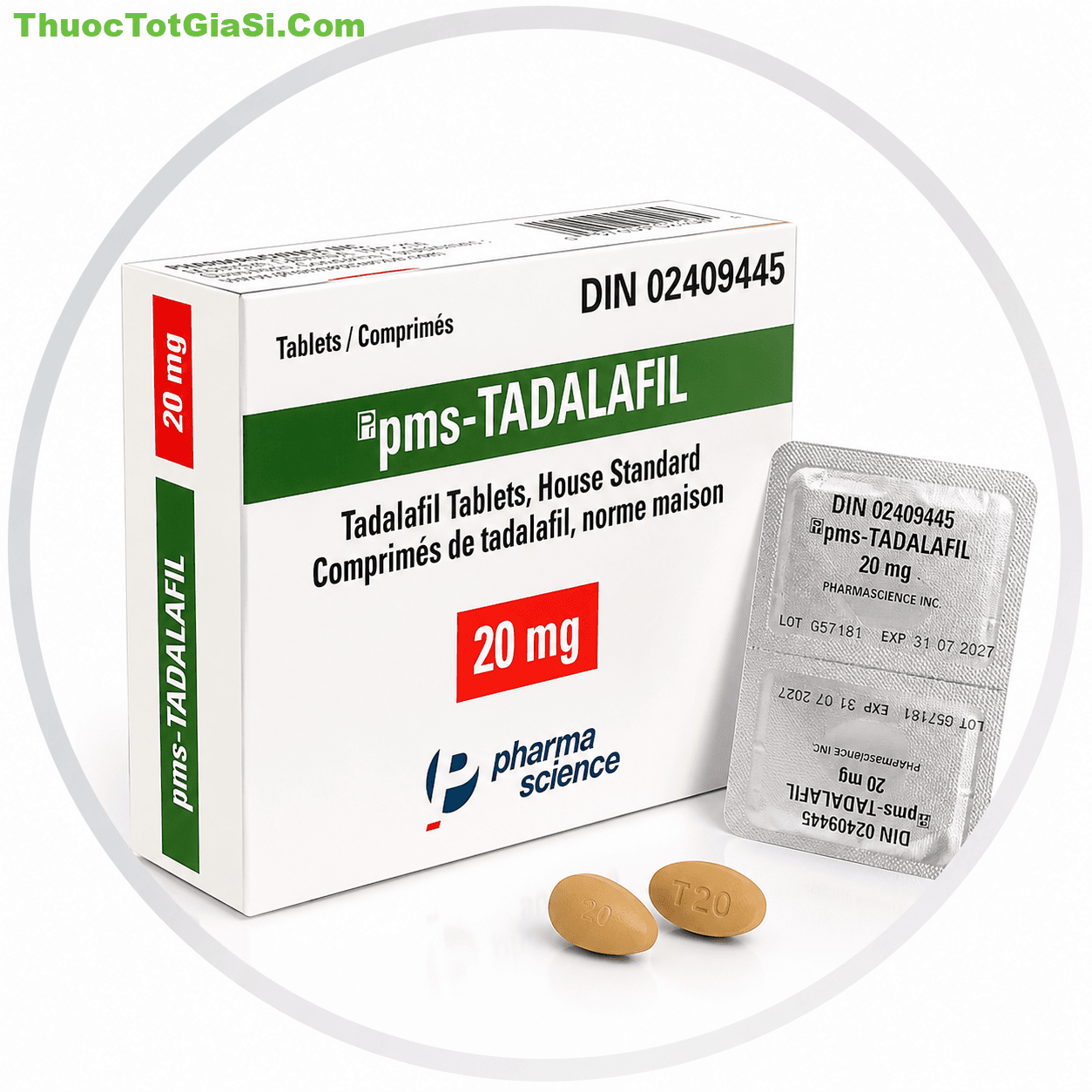 pms-Tadalafil 20mg là thuốc gì Công dụng, liều dùng, giá bán mới nhất pms-Tadalafil 20mg là thuốc gì? Công dụng, liều dùng, giá bán mới nhất
