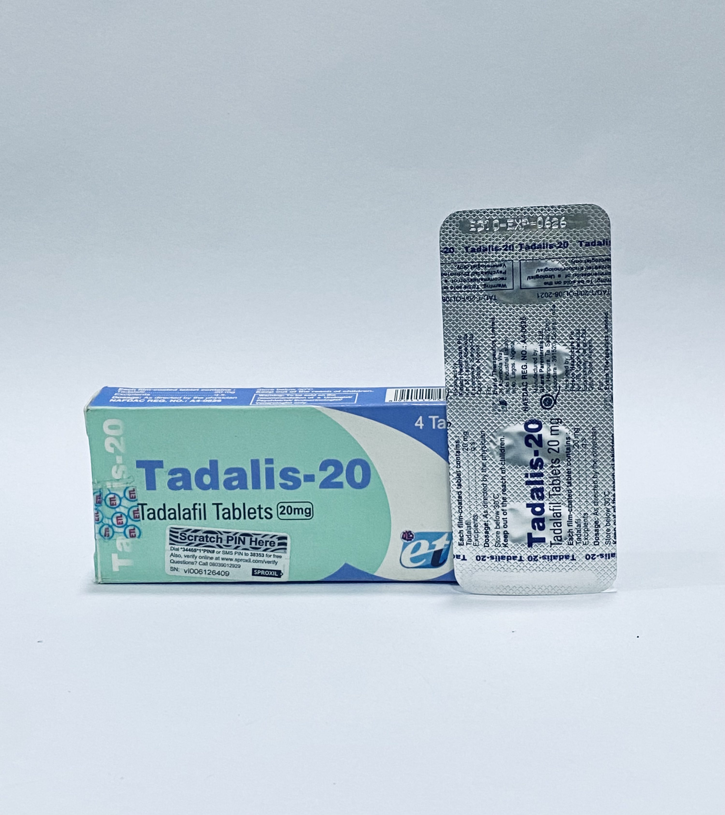 Tadalis 20 (Tadalafil 20mg) – Công Dụng, Cách Dùng, Giá Bao Nhiêu? Mua Ở Đâu?