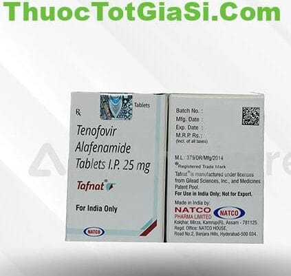 tafnat-25-tenofovir-alafenamide-25mg-dieu-tri-viem-gan-b-13768 Tafnat 25 (Tenofovir Alafenamide 25mg) Điều Trị Viêm Gan B