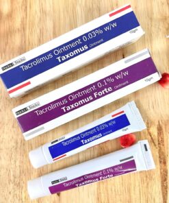 Taxomus Forte 0.1% Tacrolimus 10g – Công dụng, liều dùng