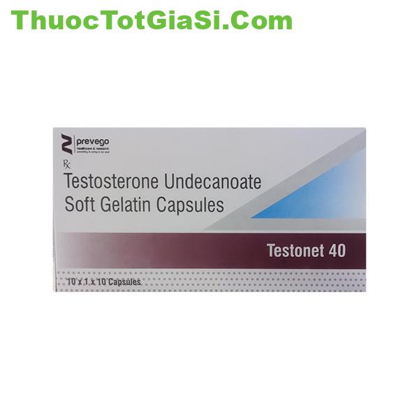 Testonet 40 (Testosterone Undecanoate 40mg) | Công dụng, Giá bán
