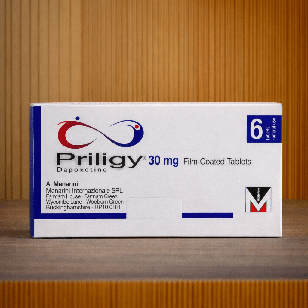 Thuốc Priligy 30 (Dapoxetine 30mg) Menarini điều trị xuất tinh sớm