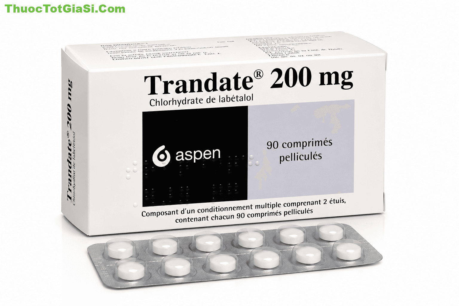 trandate-200mg-labetalol Trandate 200mg (Labetalol Hydrochloride) – Thuốc Điều Trị Tăng Huyết Áp