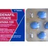 Vivax-100 (Sildenafil Citrate 100mg) – Thuốc hỗ trợ điều trị rối loạn cương dương ở nam giới
