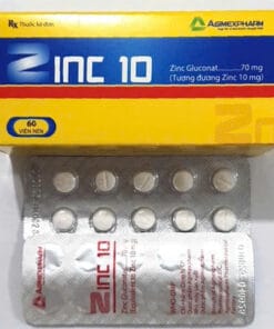 Zinc 10 Agimexpharm Chính Hãng | Bổ Sung Kẽm, Tăng Cường Miễn Dịch | Thuốc Tốt Giá Sỉ