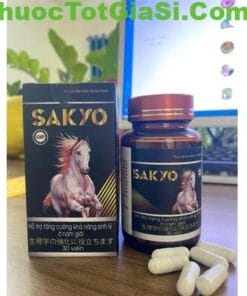 Sakyo 30 viên – thực phẩm bảo vệ sức khỏe hỗ trợ tăng cường sinh lực và sức khỏe sinh lý nam.