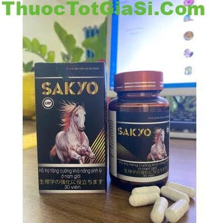 Sakyo 30 viên – thực phẩm bảo vệ sức khỏe hỗ trợ tăng cường sinh lực và sức khỏe sinh lý nam. Sakyo 30 viên – thực phẩm bảo vệ sức khỏe hỗ trợ tăng cường sinh lực và sức khỏe sinh lý nam.