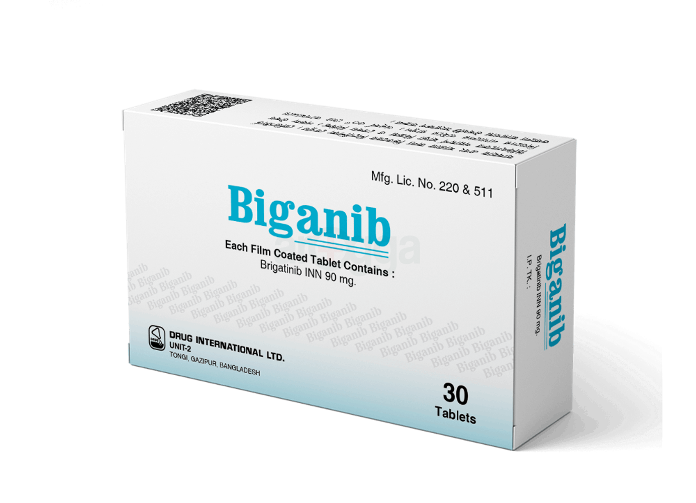 Biganib 90mg Brigatinib – Thuốc điều trị NSCLC ALK+ | Thuốc Tốt Giá Sỉ 2 Biganib 90mg Brigatinib – Thuốc điều trị NSCLC ALK+ | Thuốc Tốt Giá Sỉ