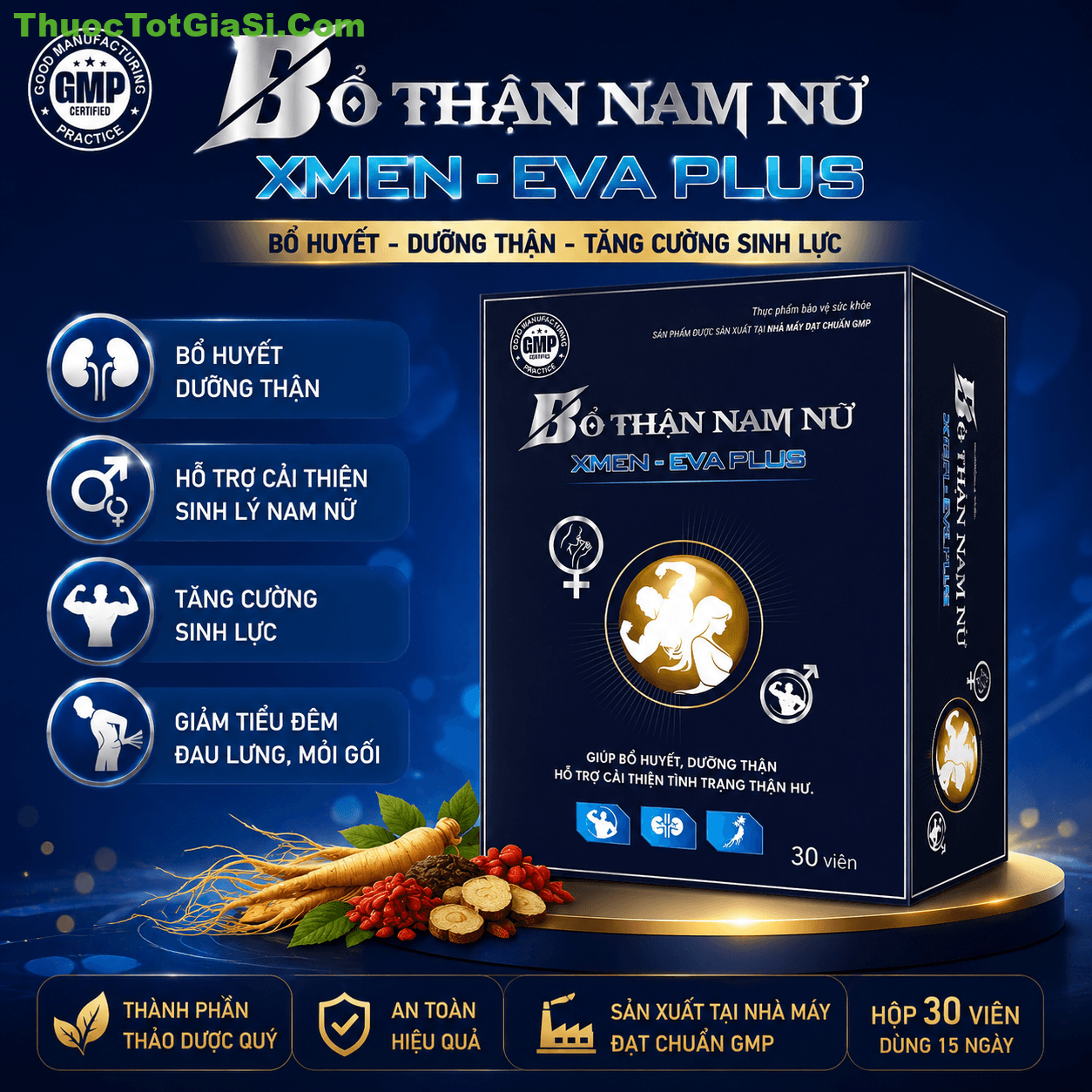 Bổ Thận Nam Nữ XMEN – EVA PLUS XMEN – EVA PLUS