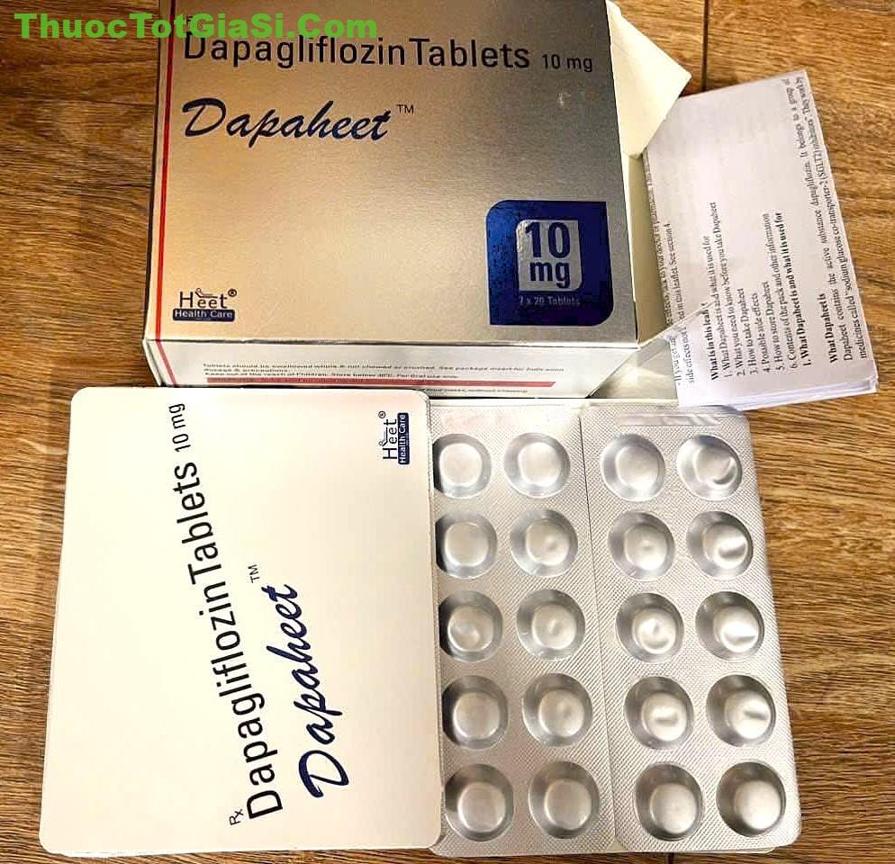 Dapaheet 10mg Dapaheet 10mg (Dapagliflozin) Giá Bao Nhiêu? Công Dụng & Liều Dùng