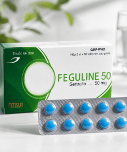 Feguline 50mg (Sertralin) – Công dụng, liều dùng, tác dụng phụ