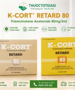 K-Cort Retard 80 – Triamcinolone Acetonide 80mg/2ml | Thông tin thuốc